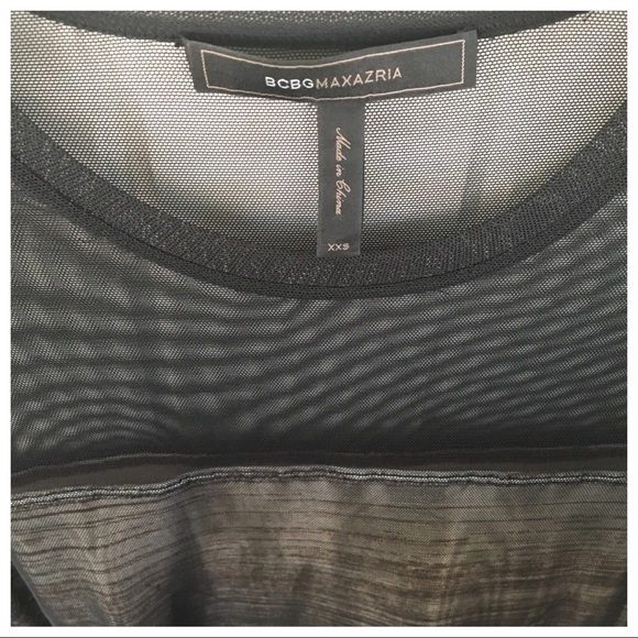 BCBG Max Azria Tracy Long-Sleeve Shirred Dress XXS - Picture 6 of 8